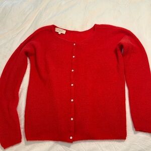 Red Sezane sweater